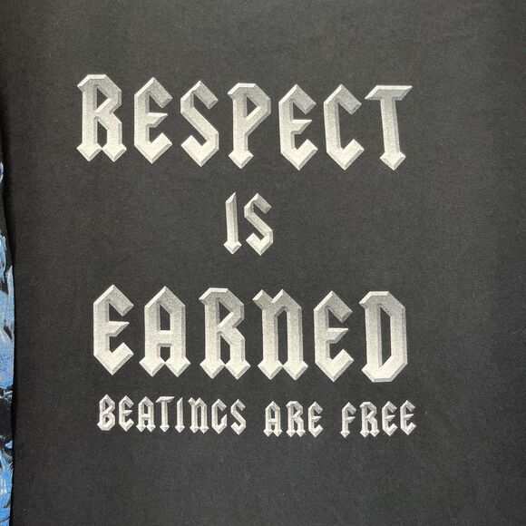 Support Local Tribesmen Motorcycle Long Sleeve T-Shirt Men’s 3XL Black Graphic - Picture 7 of 11